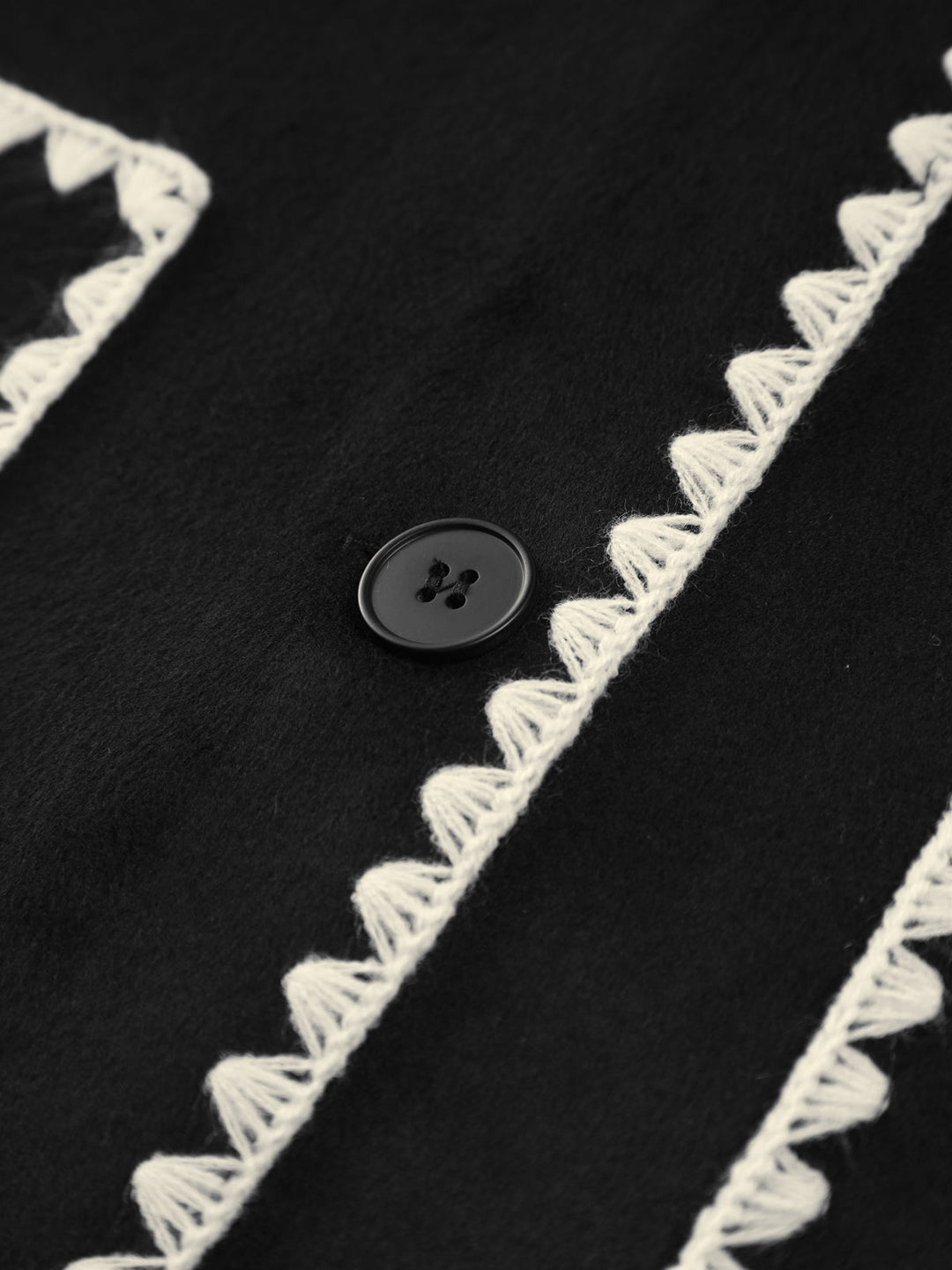 Uyumlu Eşarplı Kontrast Kaplamalı Ceket