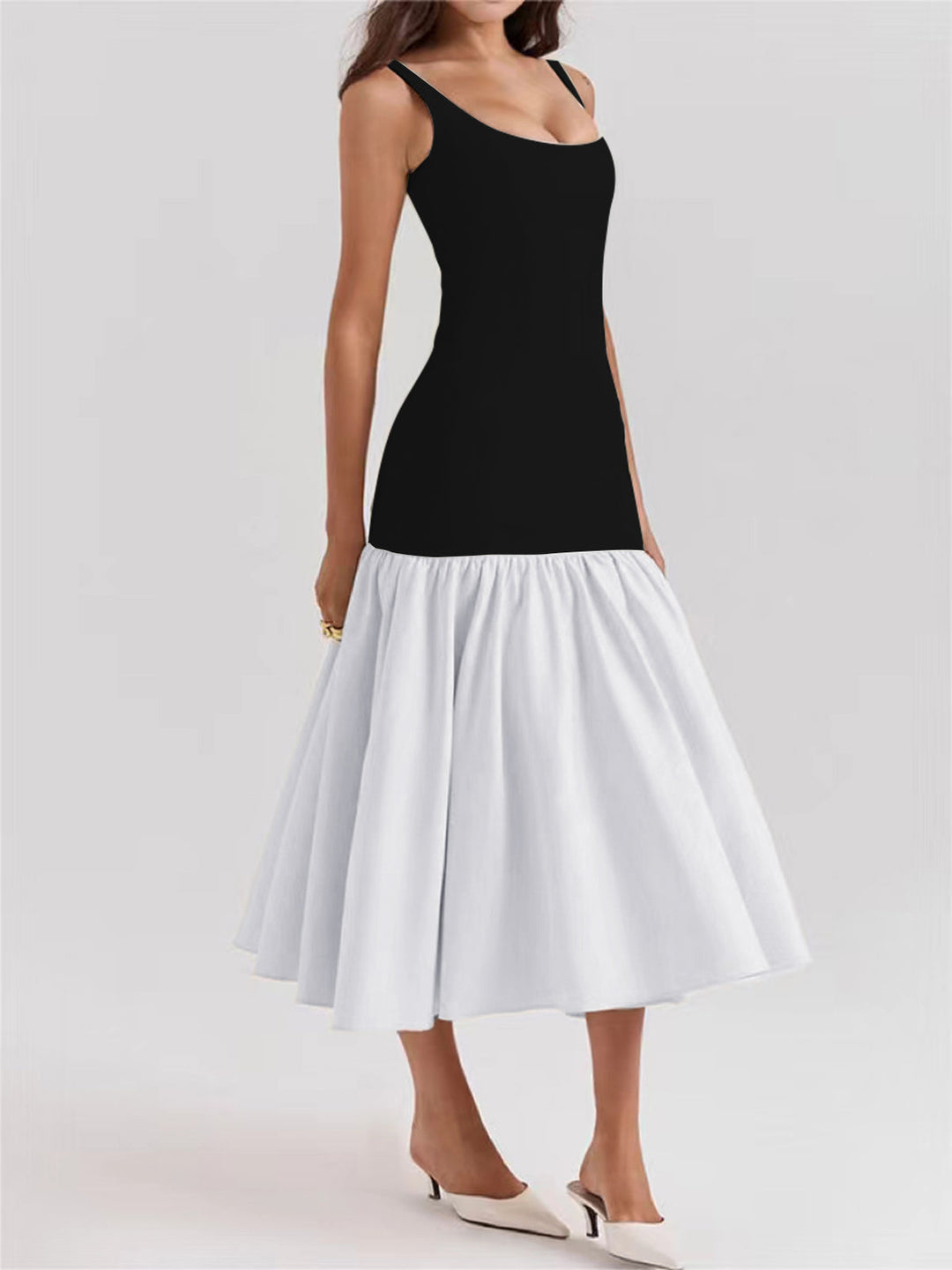 Göz Alıcı Pileli Elbise