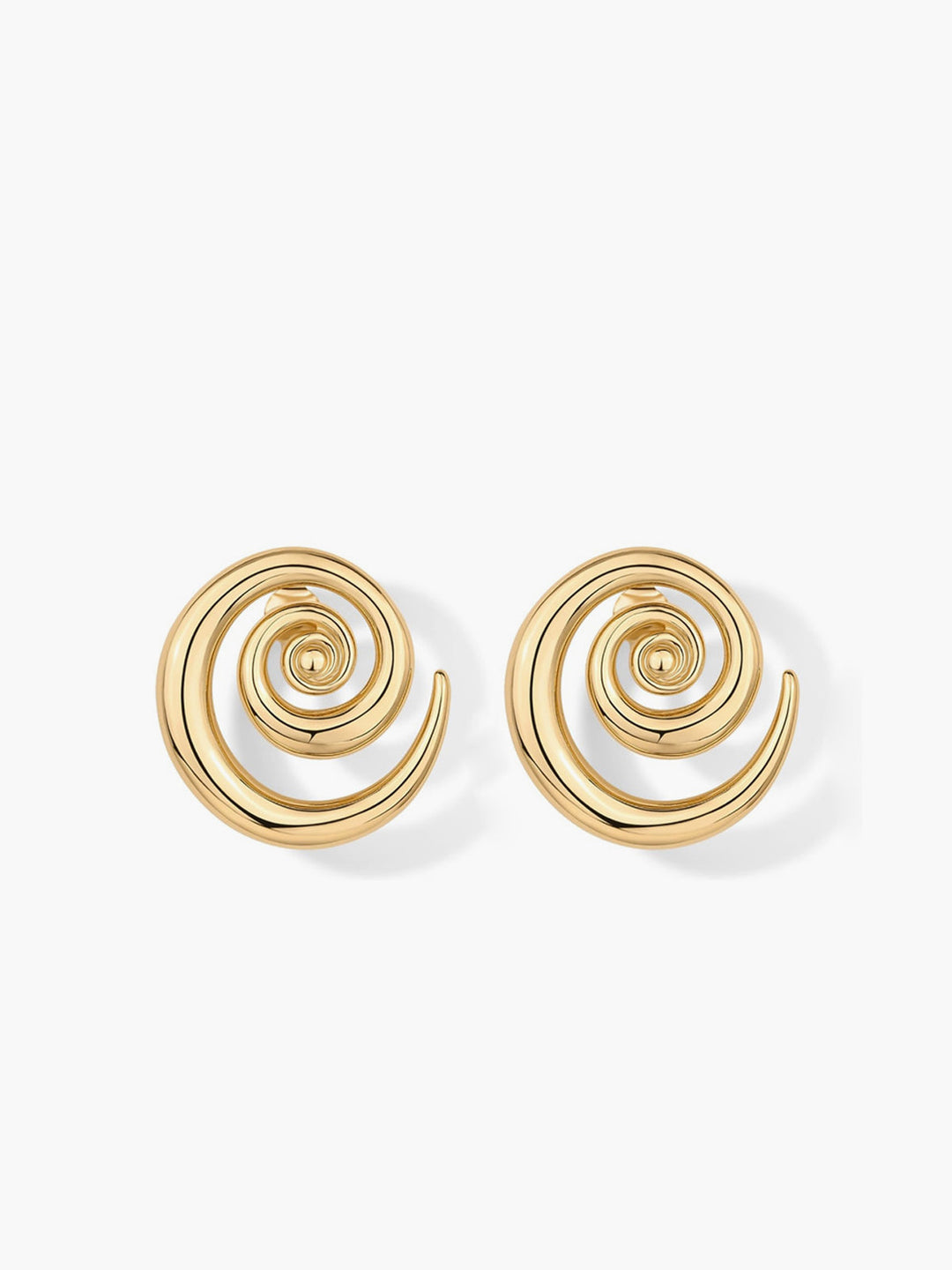 Altın Girdap Küpeler