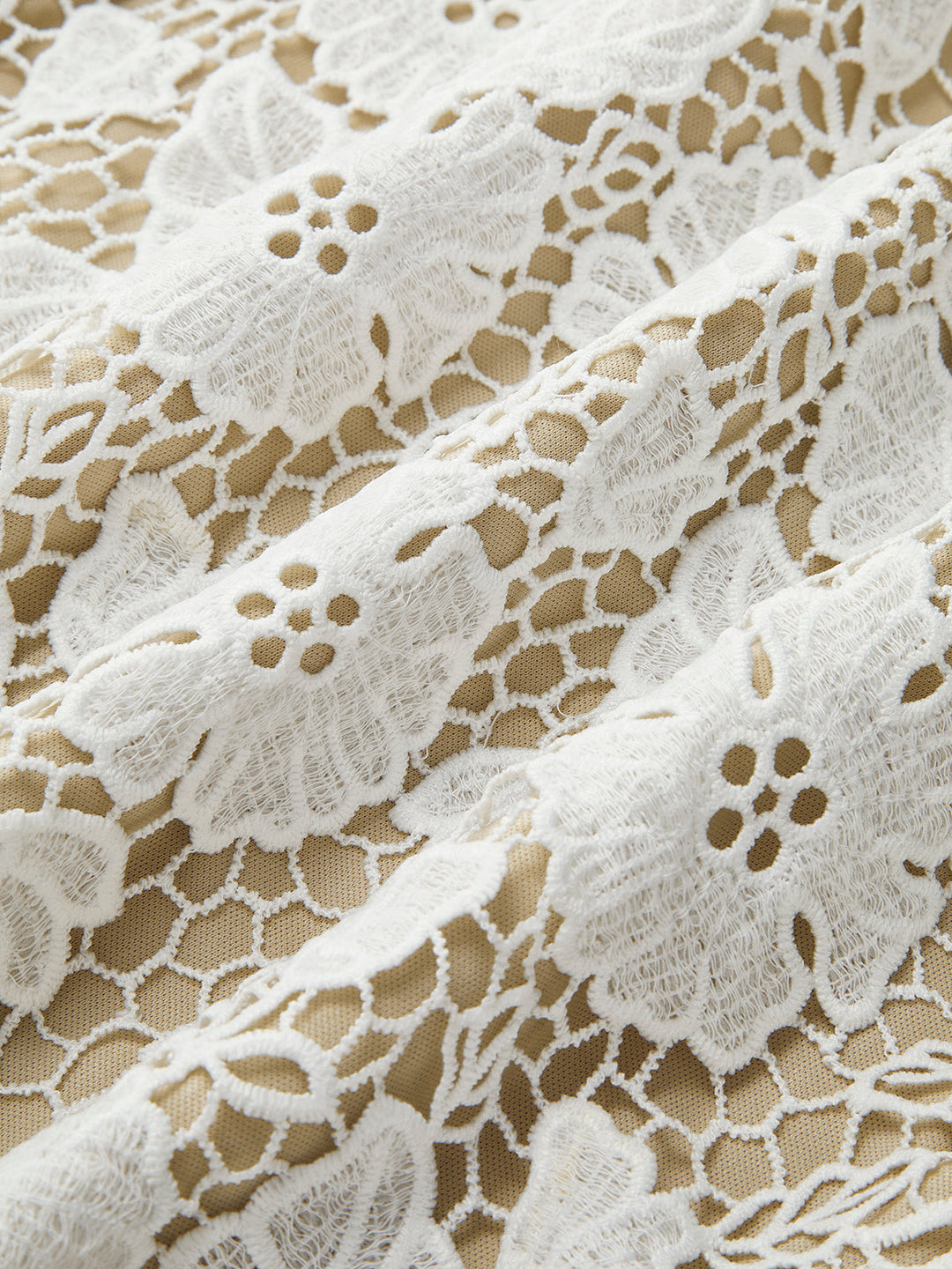 Çift Kat Dantel Cami Abiye Elbise