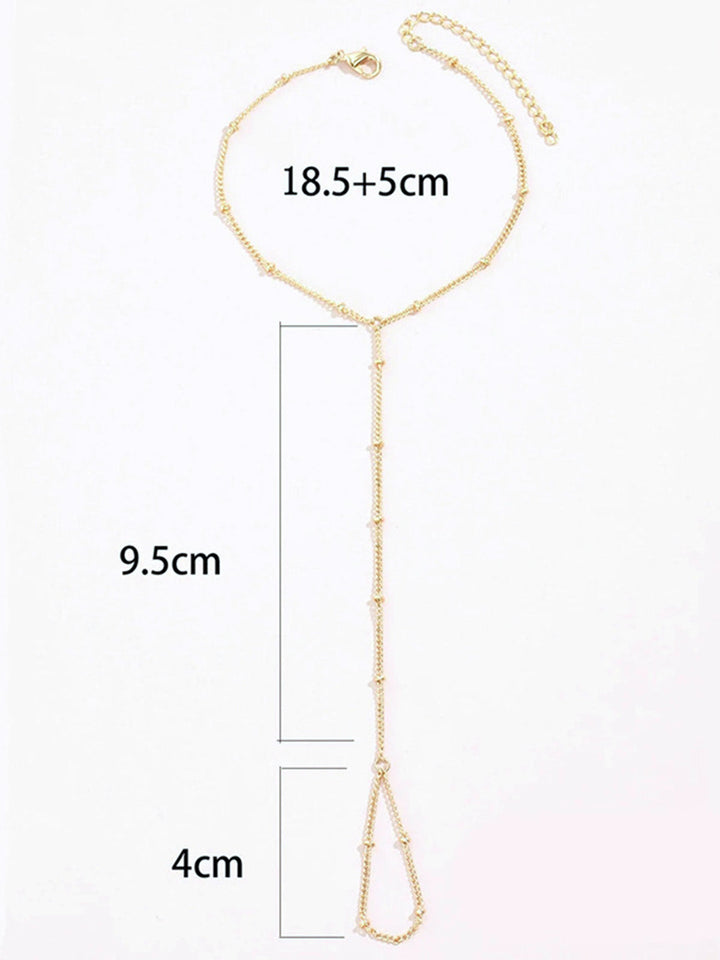 Boncuk Zincirli Eldiven Bileklik