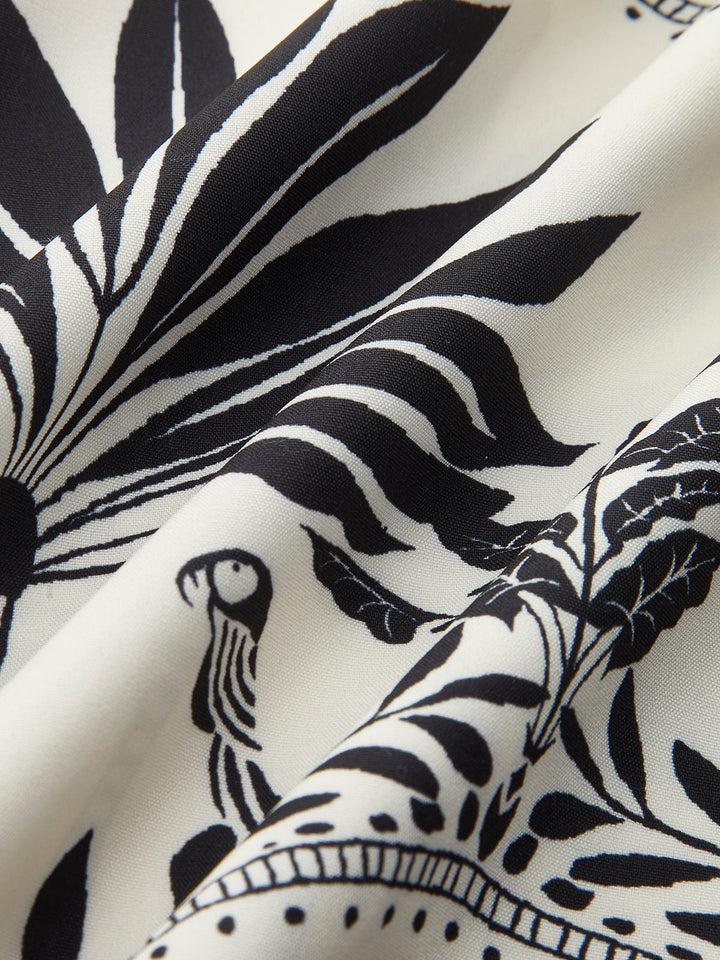 Şık Boho Baskılı V Yaka Abiye Elbise, Belinizi Saran Tasarım