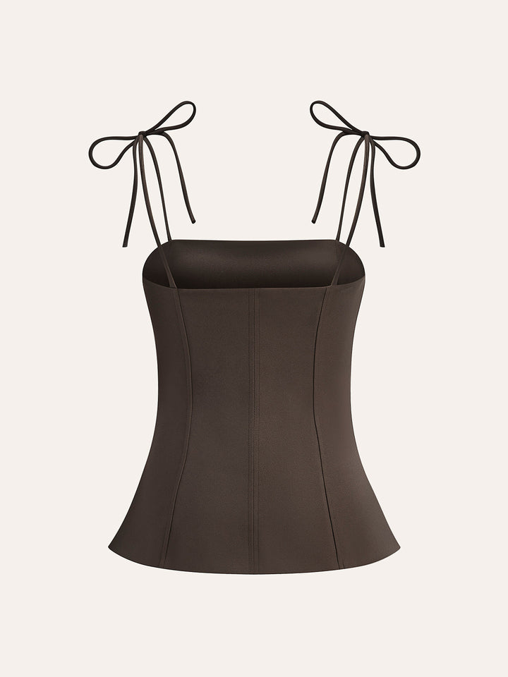 Şık Askılı Korse Üst ile Zahmetsiz Zerafet