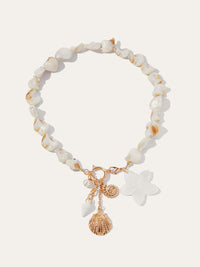 Altın Kabuk Boncuk Kolye Ucu