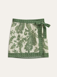 Şık Ekose Desenli Cüzdan Etek