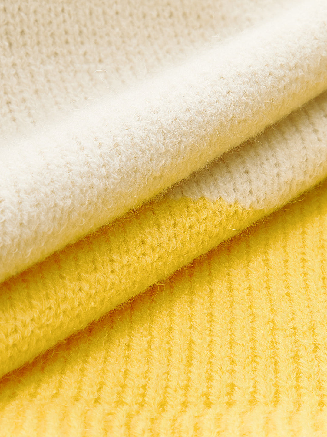 Örgü Renk Bloklu Süveter Yelek