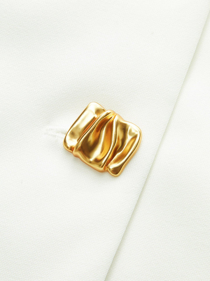 Şık ve Trendy Alt Hibeli Kadife Midir Abiye Elbise, Altın Renkli Düğmeli