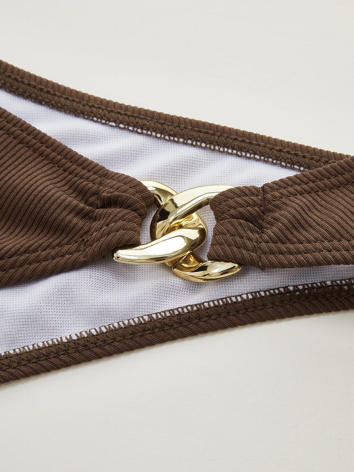 Metal Dekorasyon Takımı Bikini Tarzında Şık Bir Dokunuş İçin