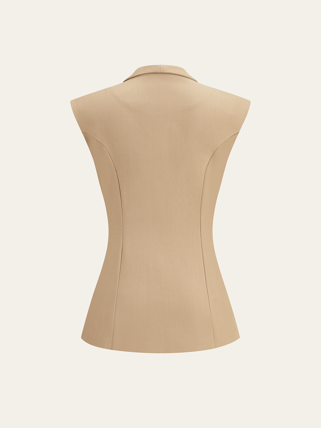 İki Düğmeli Kolsuz Yelek ve Pantolon Takımı