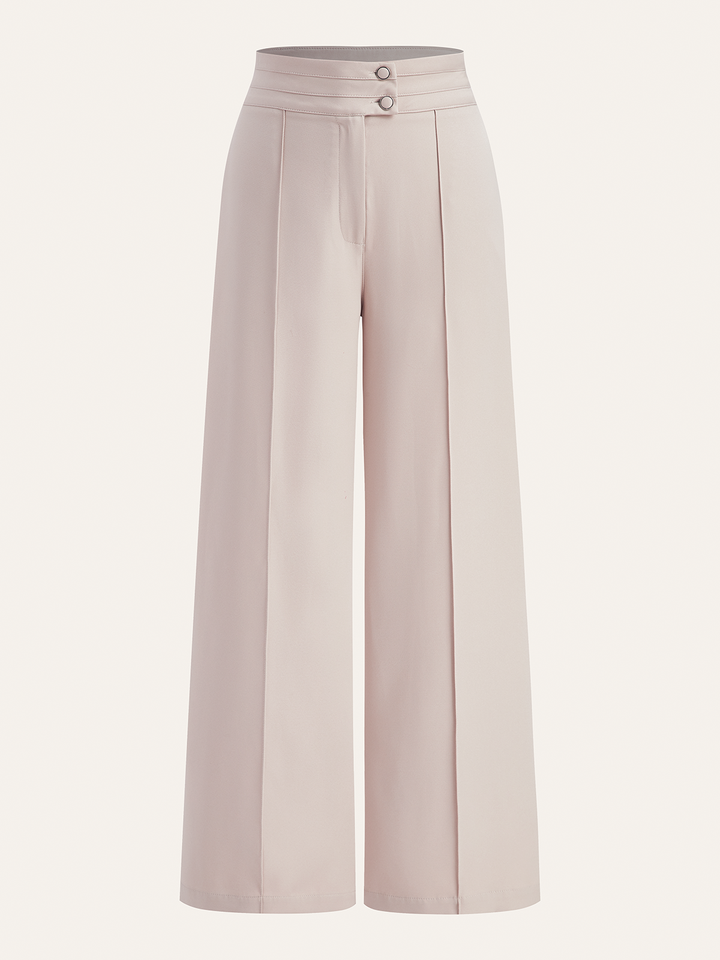 Bir Omuzlu Dantelli Üst ve Çift Düğmeli Takım