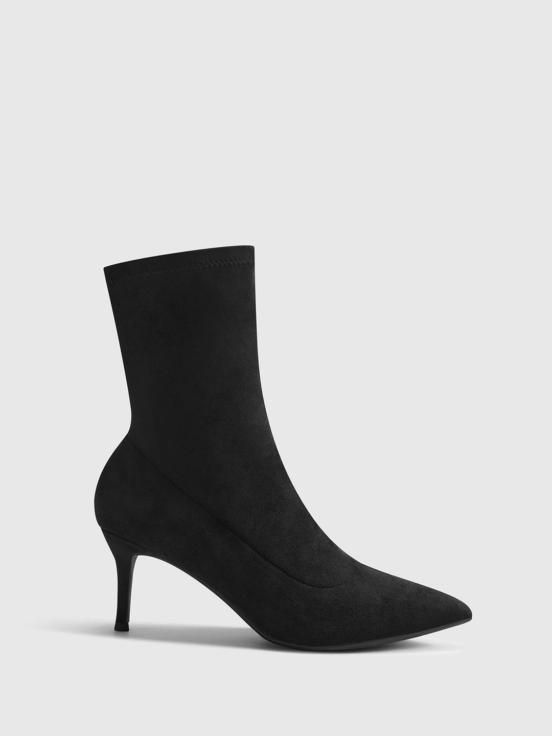 Zarif Slingback Süet Botlar