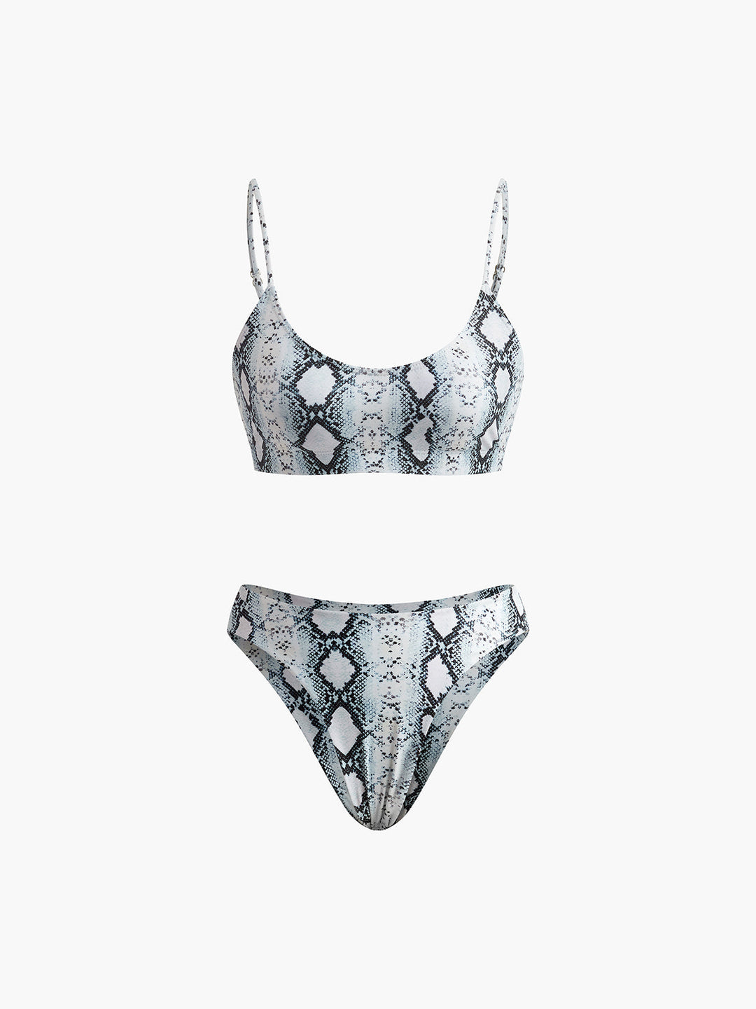 Baskı Askılı Bikini Takımı - Hayvan Desenli Bikini