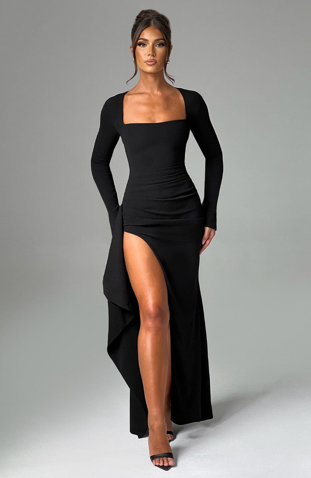 Jordana Maksi Elbise Siyah - Svelte Chic