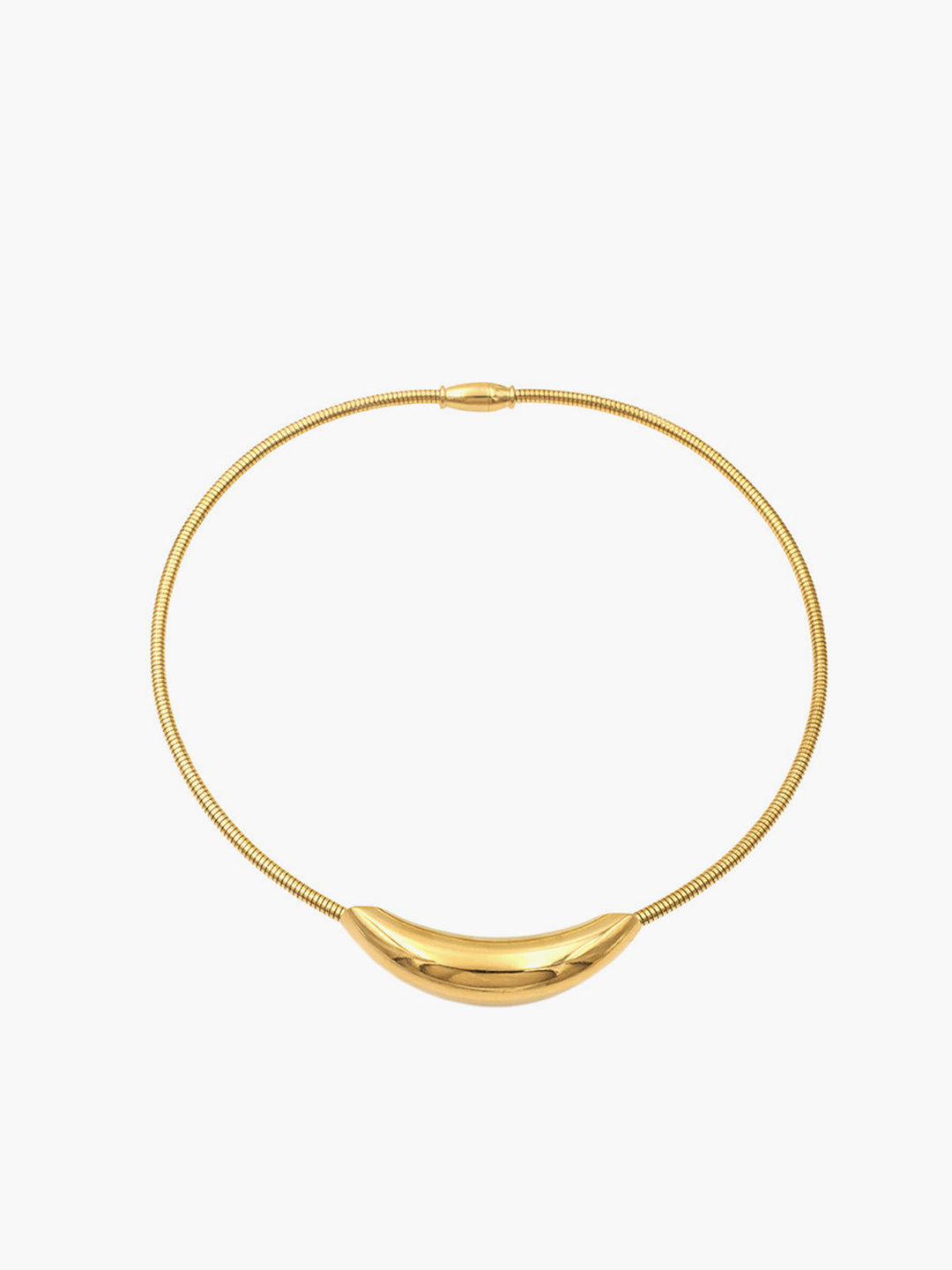 Svelte Chic Şık O-Halka Choker Kolye
