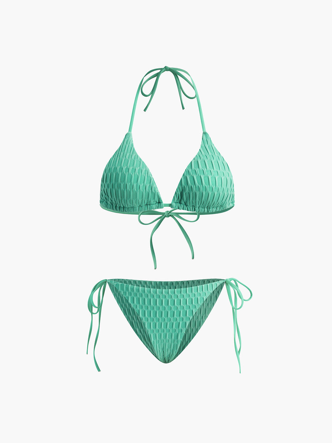 Düz Halter Düğümlü Bikini Takımı - Svelte Chic