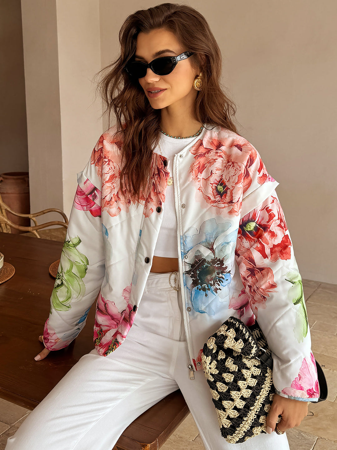 Boheme Desenli Ceket, Svelte Chic markasından şık bir tasarım