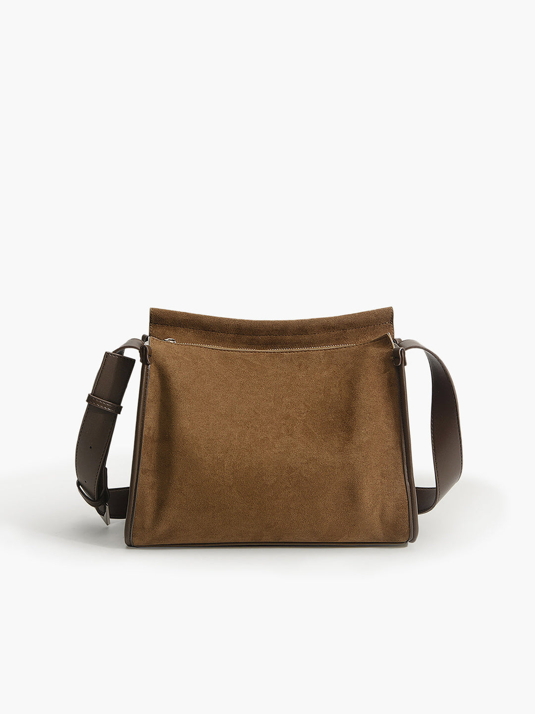 Causal Bucket Zipper Tote Bag, günlük kullanım için ideal şık bir çanta