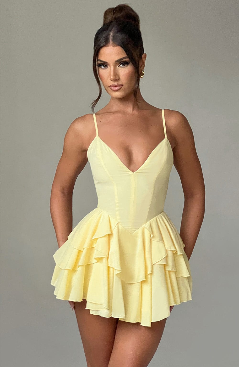 Veena Mayo - Limon şifon tulum, Svelte Chic