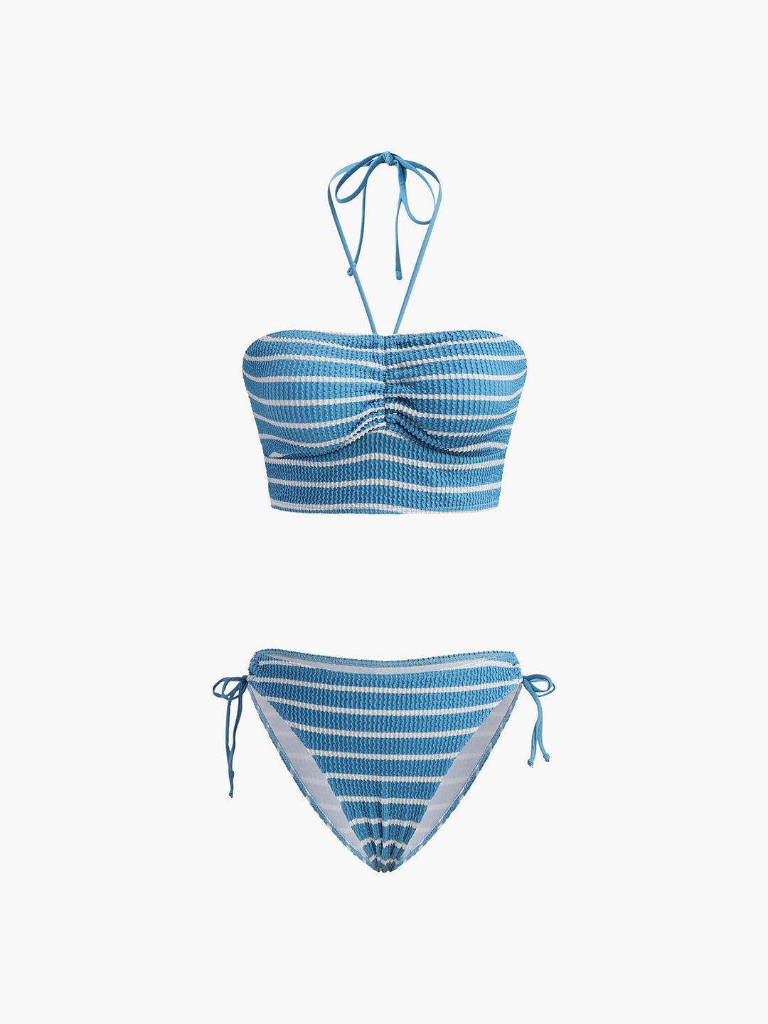 Halter Çizgili Bikini Takımı - Svelte Chic