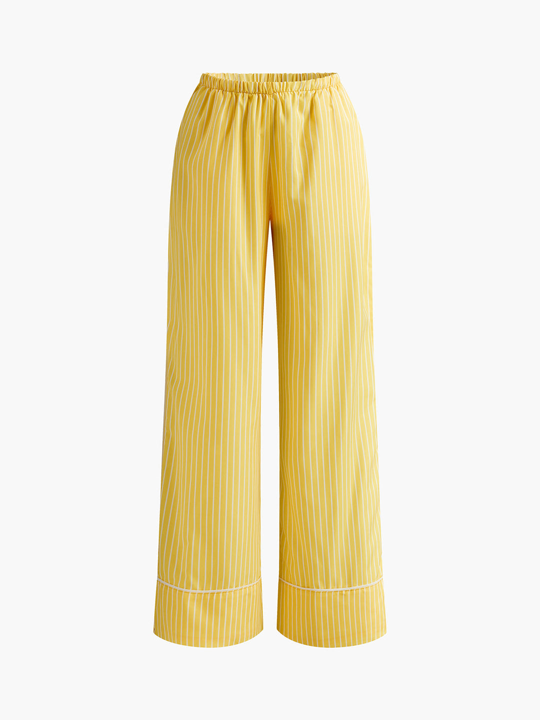 Günlük Pintriped Bol Pantolon, Svelte Chic