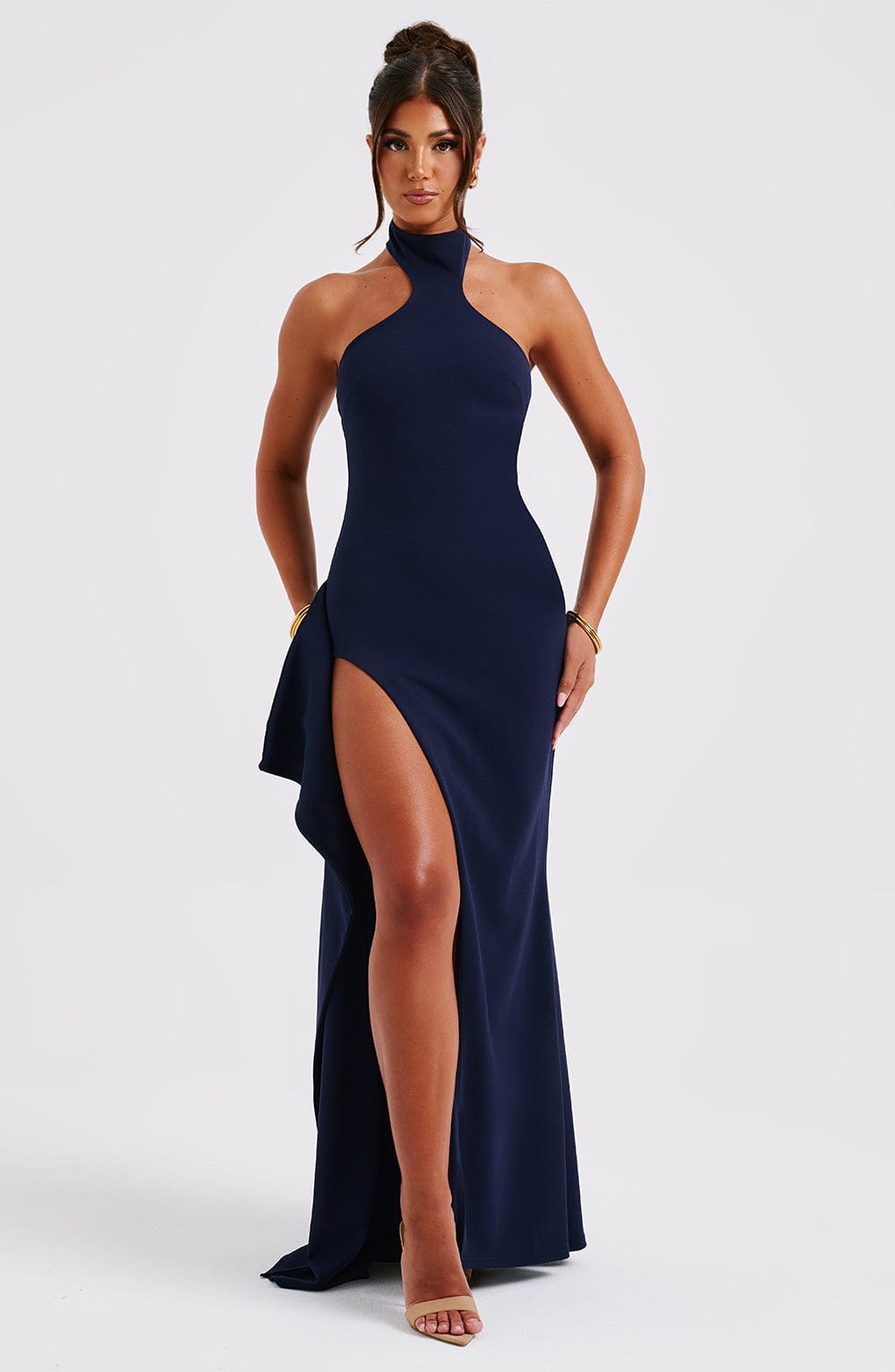 Isadora Maksi Elbise - Lacivert, Svelte Chic