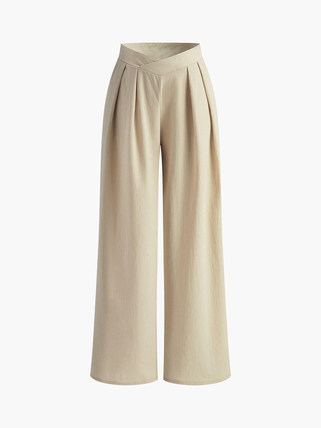 Günlük Pileli Geniş Paça Pantolon - Svelte Chic