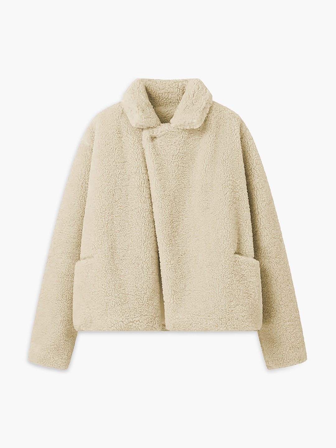 Şık Rahat Polar Ceket, günlük stil için ideal