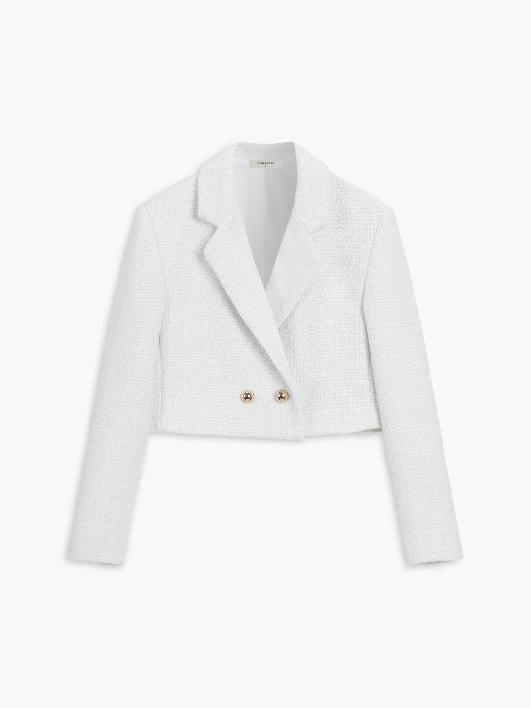 Vintage Kruvaze Kısa Blazer - Kadın Modası