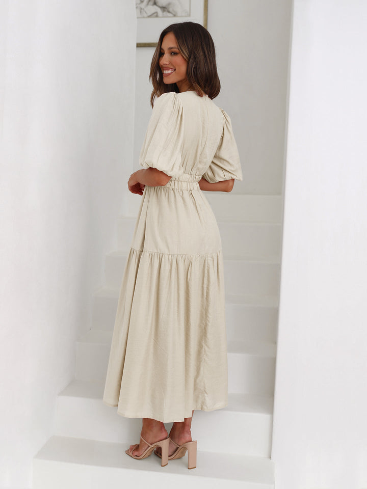 Bethany | Kabarmalı Kollu Elbise