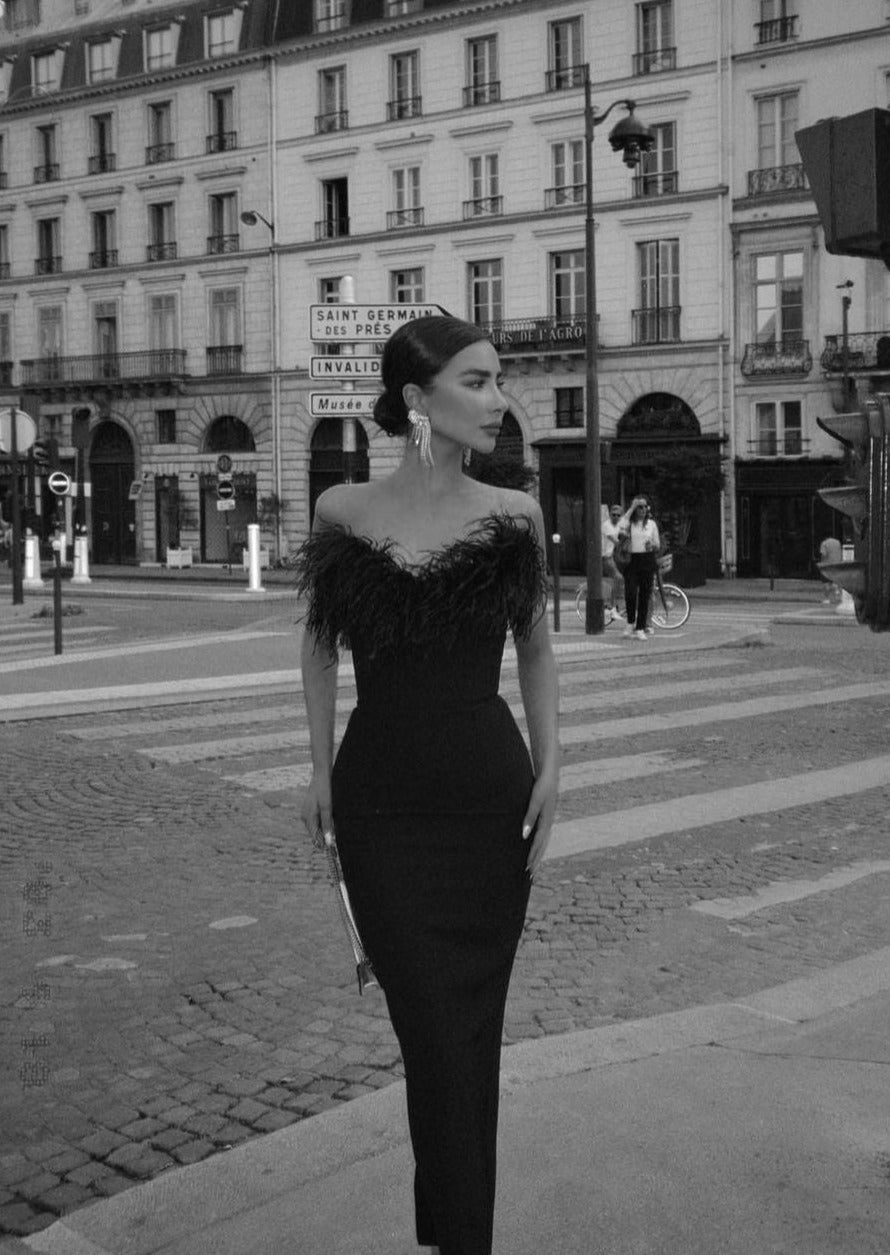Anastasia | Lüks Tüy Elbise