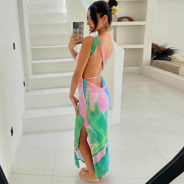 Nola | Pastel Maxi Elbise