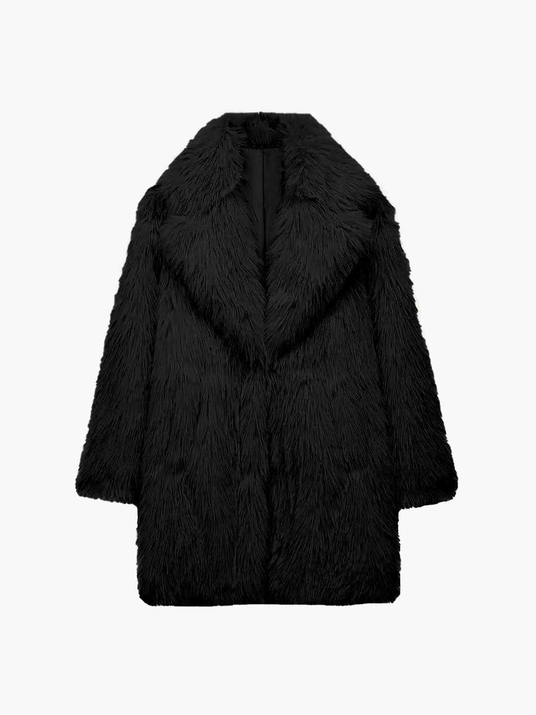 Oversize Kadın Yapay Kürk Palto