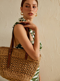 Yüksek Kapasiteli Plaj Tote Sepet Çantası