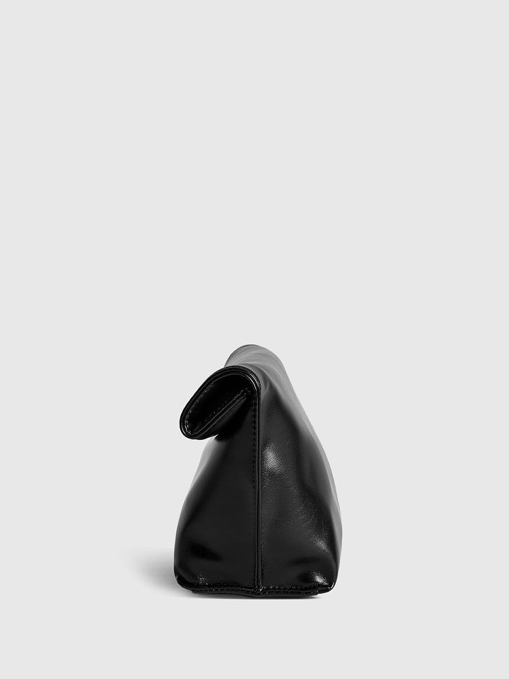 Minimalist Yuvarlak Kenar Zarf Clutch Çantası