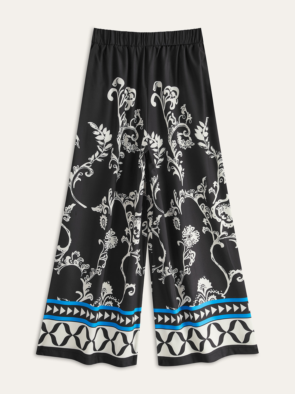 Şık Oversized Baskılı Yaka Takım Elbise Seti