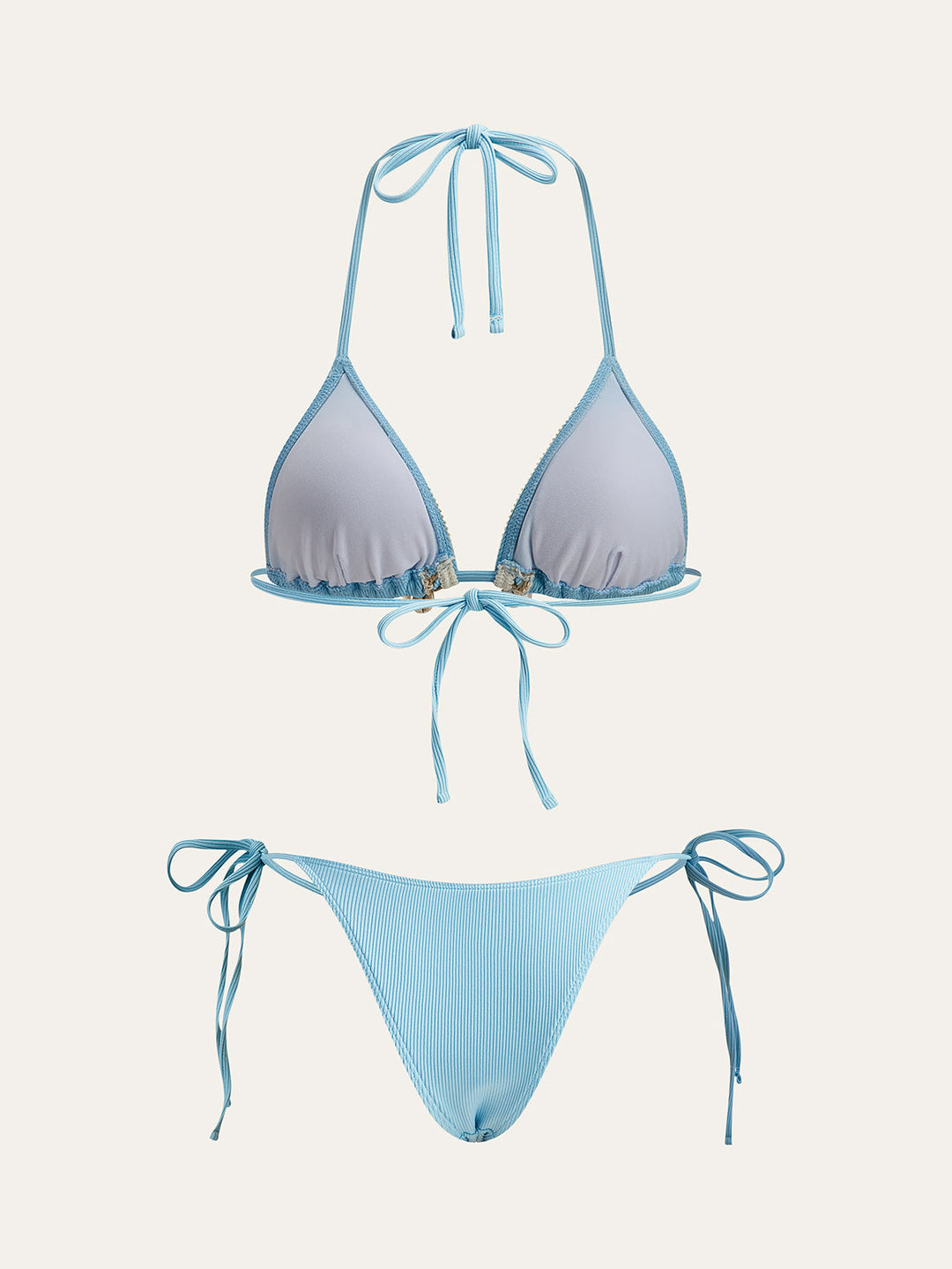 Küçüklik Takımlı Bikini Deniz Yengeci ve Kurdeleden Oluşan Pendentif Ile