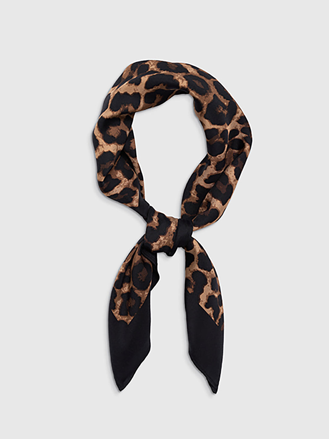 Leopar Desenli Kare Fular