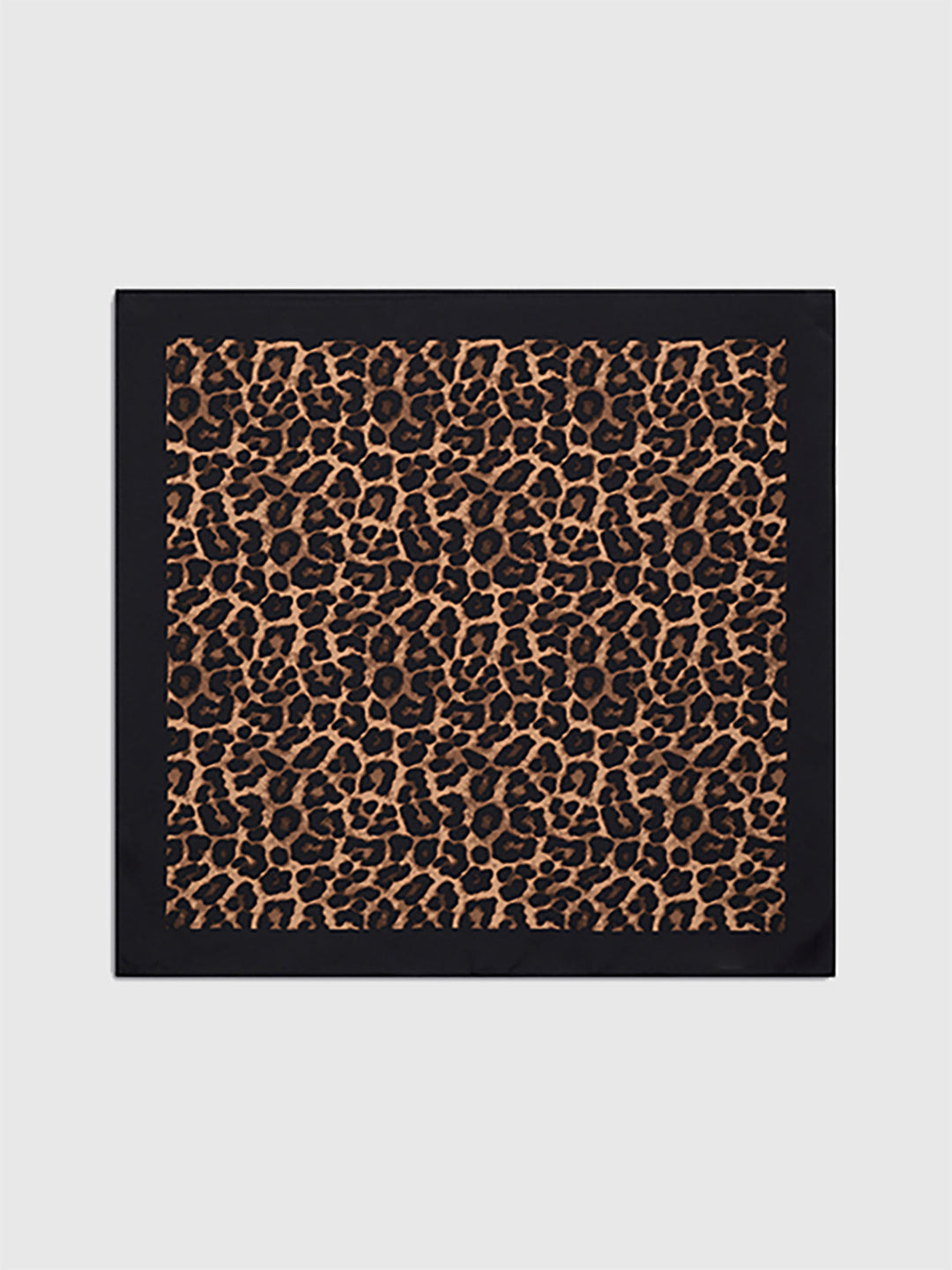 Leopar Desenli Kare Fular