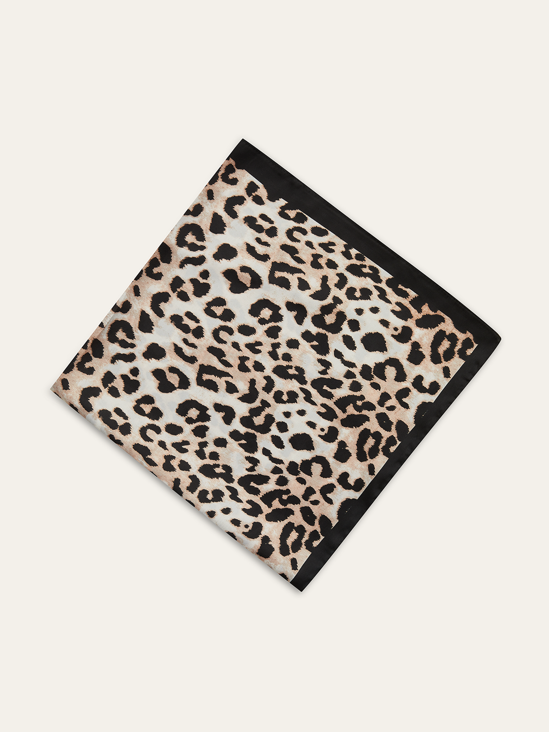 Leopar Desenli Kare Fular