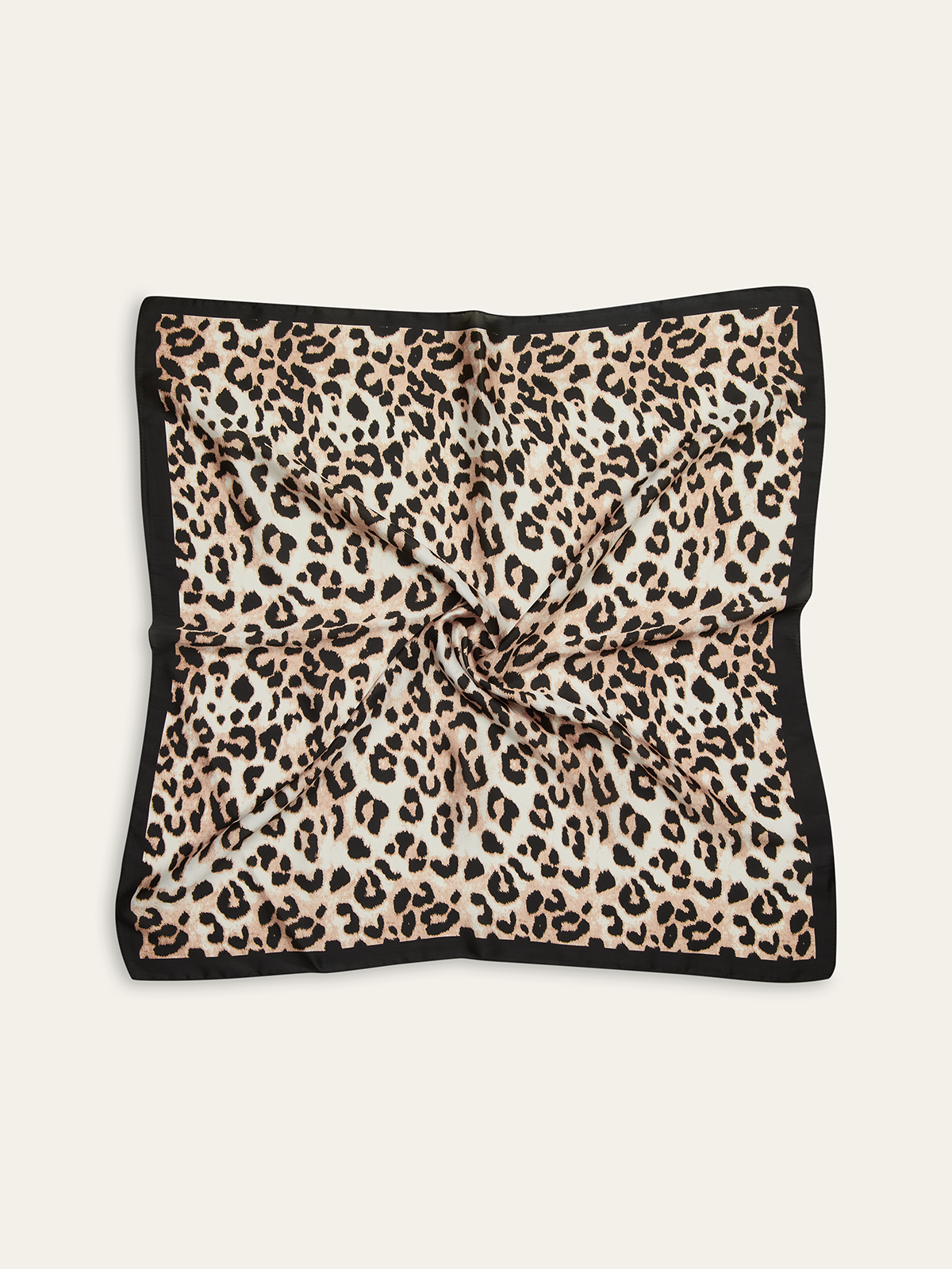 Leopar Desenli Kare Fular