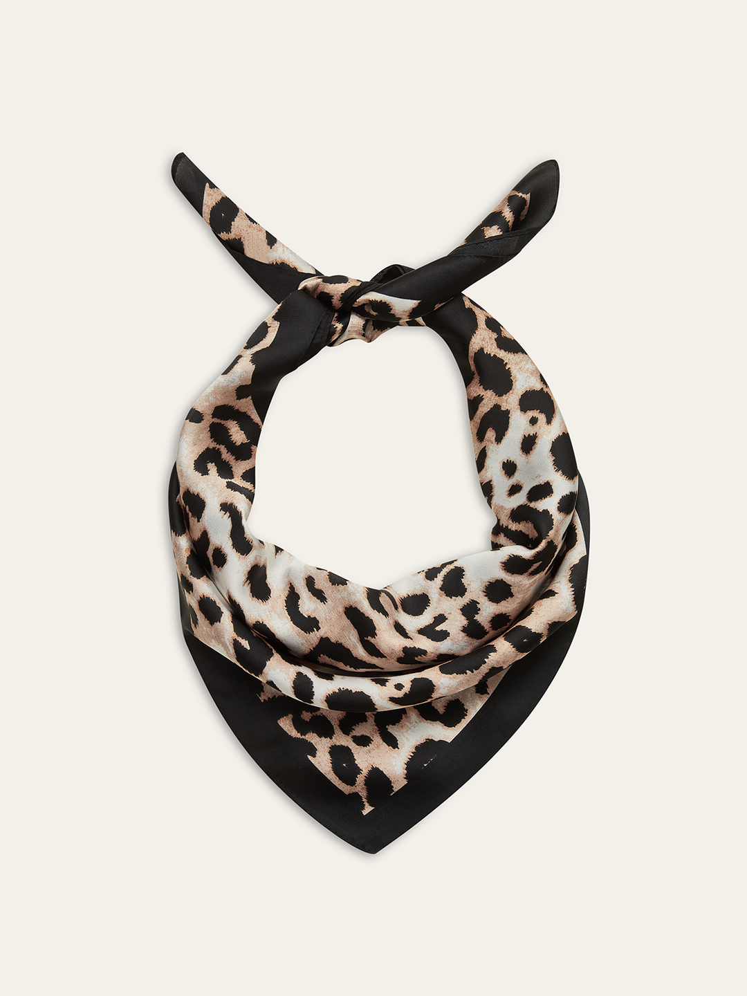 Leopar Desenli Kare Fular