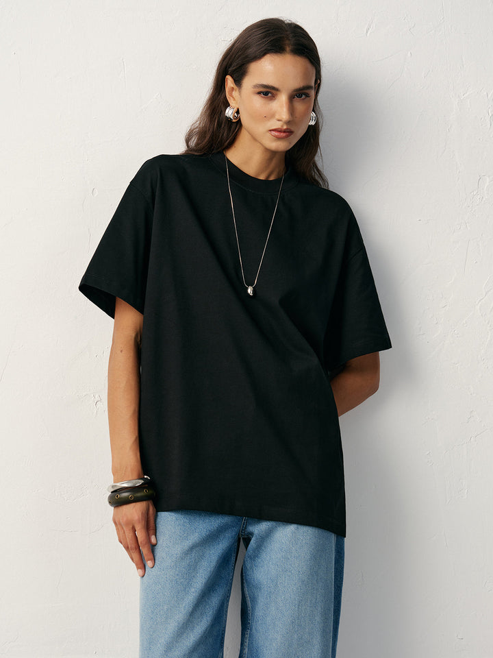 Basic Pamuk Oversize Tişört