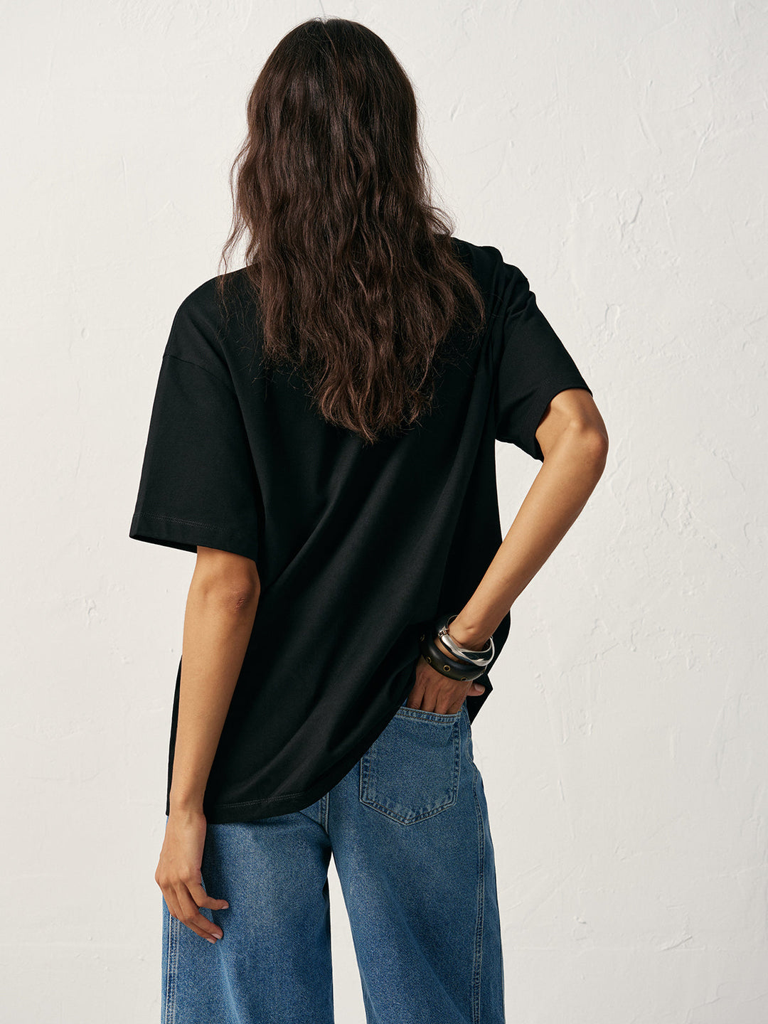 Basic Pamuk Oversize Tişört