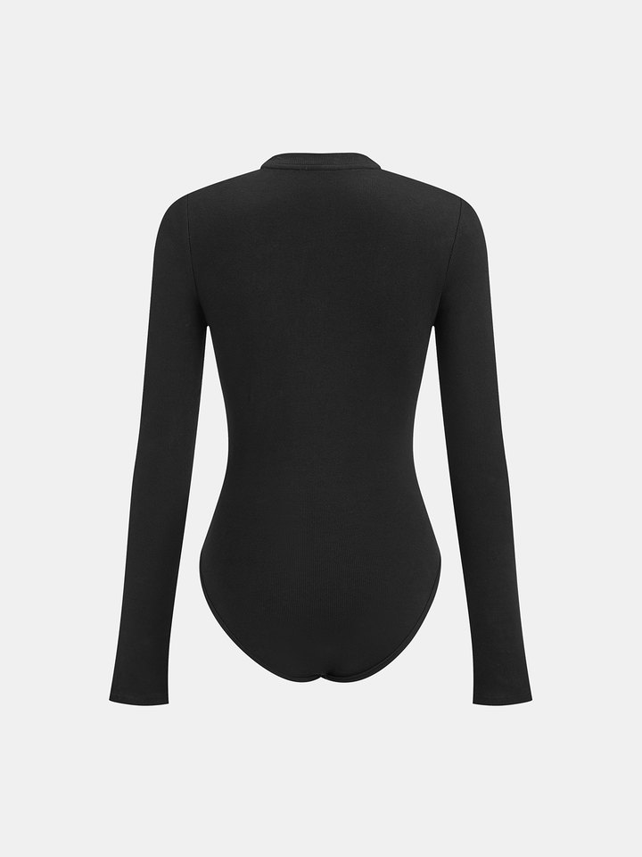 Nakışlı Uzun Kollu Bodysuit