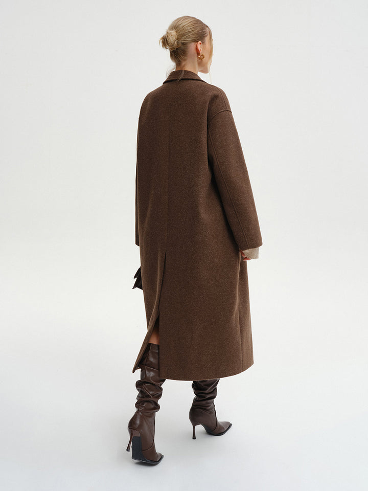 Oversize Burgu Uzun Palto