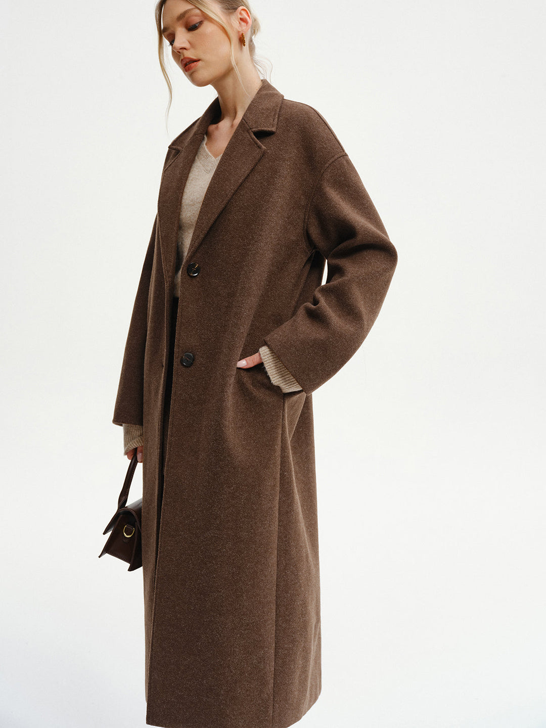 Oversize Burgu Uzun Palto