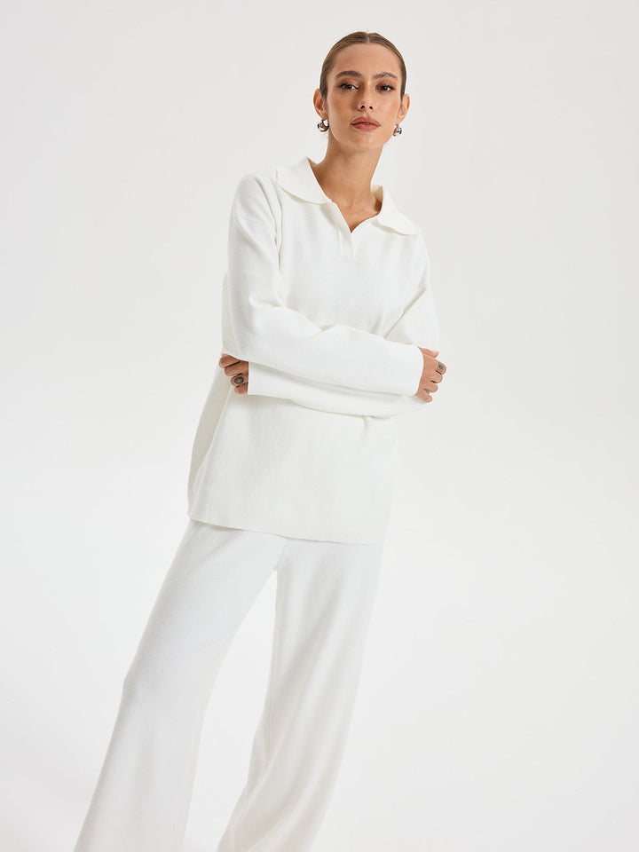 Oversized Polo Erkek Takım Seti