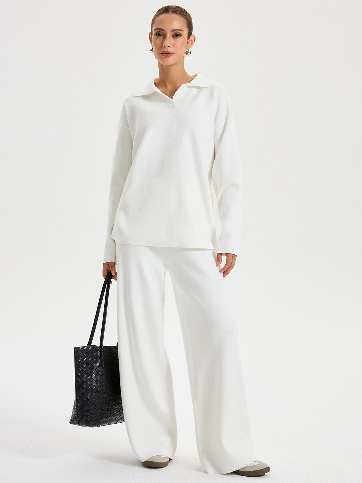 Oversized Polo Takım Seti