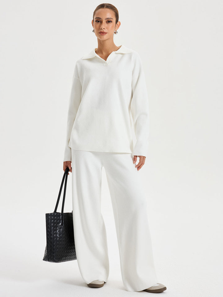 Oversized Polo Erkek Takım Seti