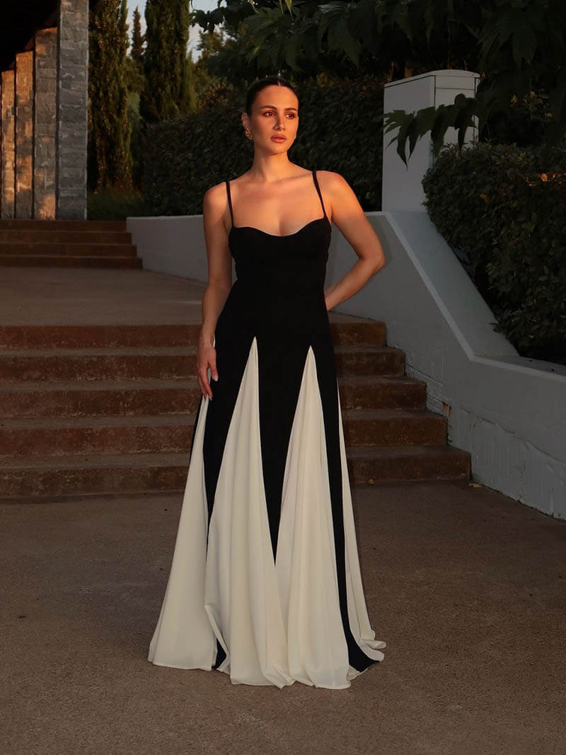 Charlotte | Kolsuz Maxi Elbise